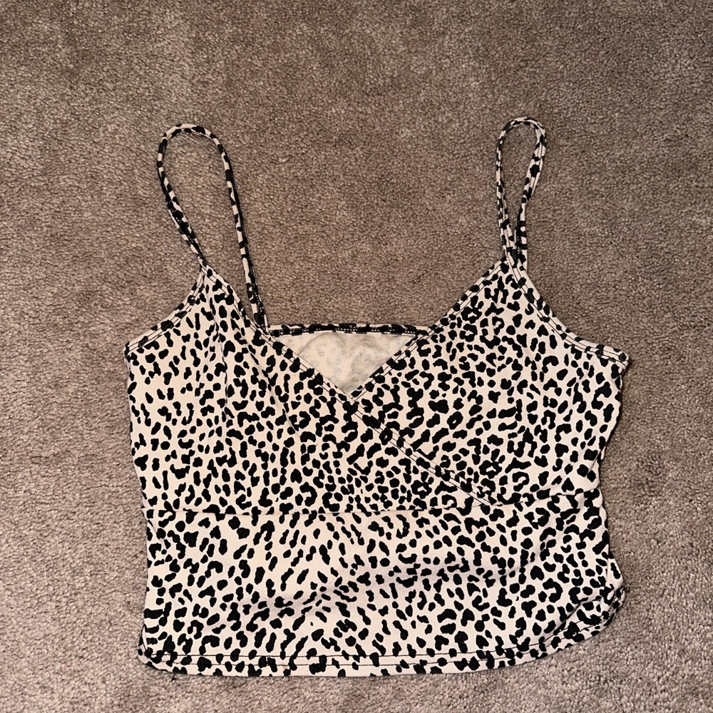 Pacsun size S/M leopard print tank top